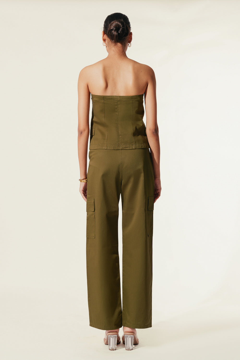 Moss Green Cargo Trouser